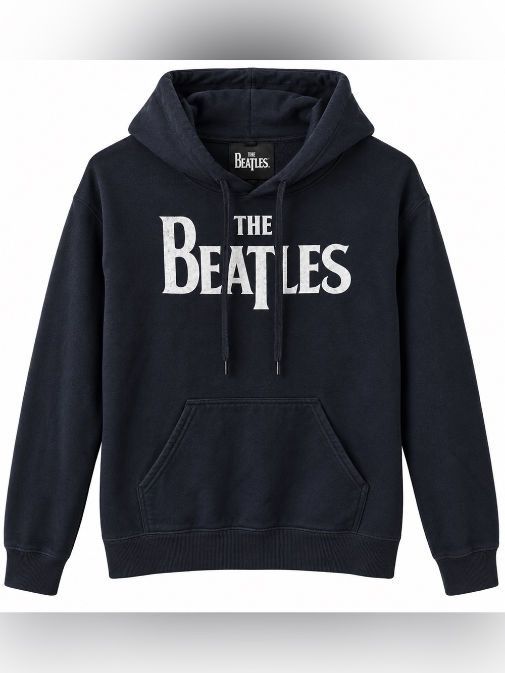 The Beatles Black Graphic Band Hoodie Sweatshirt Size Small Apple Corps 2014